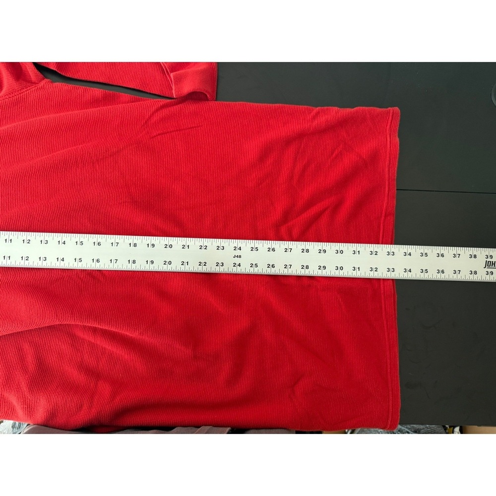 Polo Ralph Lauren Mens 3XL XXXL 3XT Red Waffle Knit Thermal Long Sleeve Shirt - Picture 6 of 7